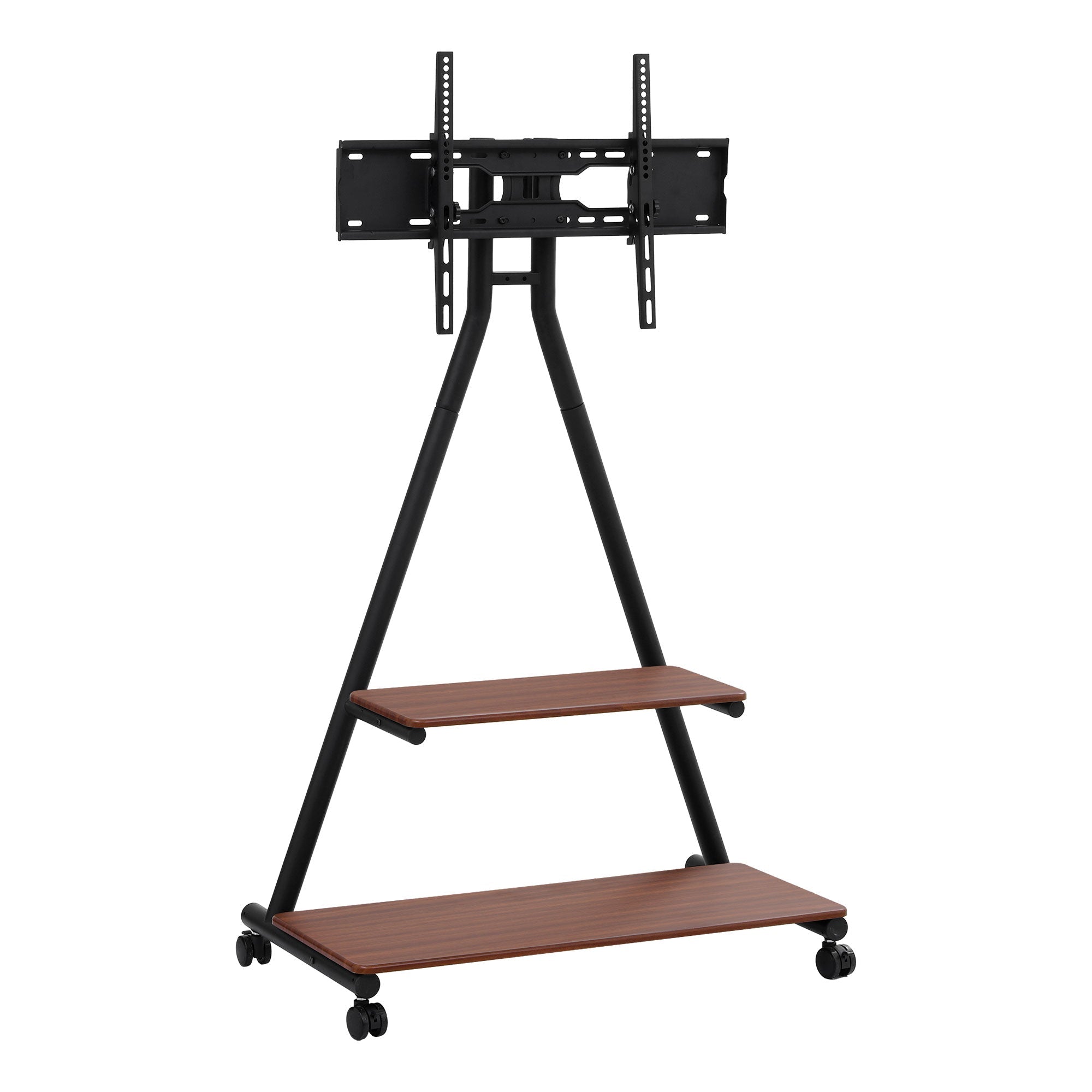 Mobile TV Stand Rolling Cart Wheels 32 - 75" Heavy Duty 133kg Mount Bracket - Furniture > Living Room > TV Units - Rivercity House & Home Co. (ABN 18 642 972 209) - Affordable Modern Furniture Australia