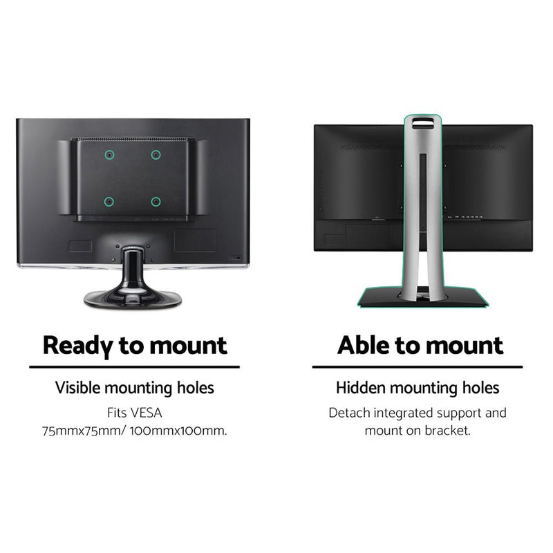 Monitor Arm Mount 32Inch Black - Rivercity House & Home Co. (ABN 18 642 972 209) - Affordable Modern Furniture Australia