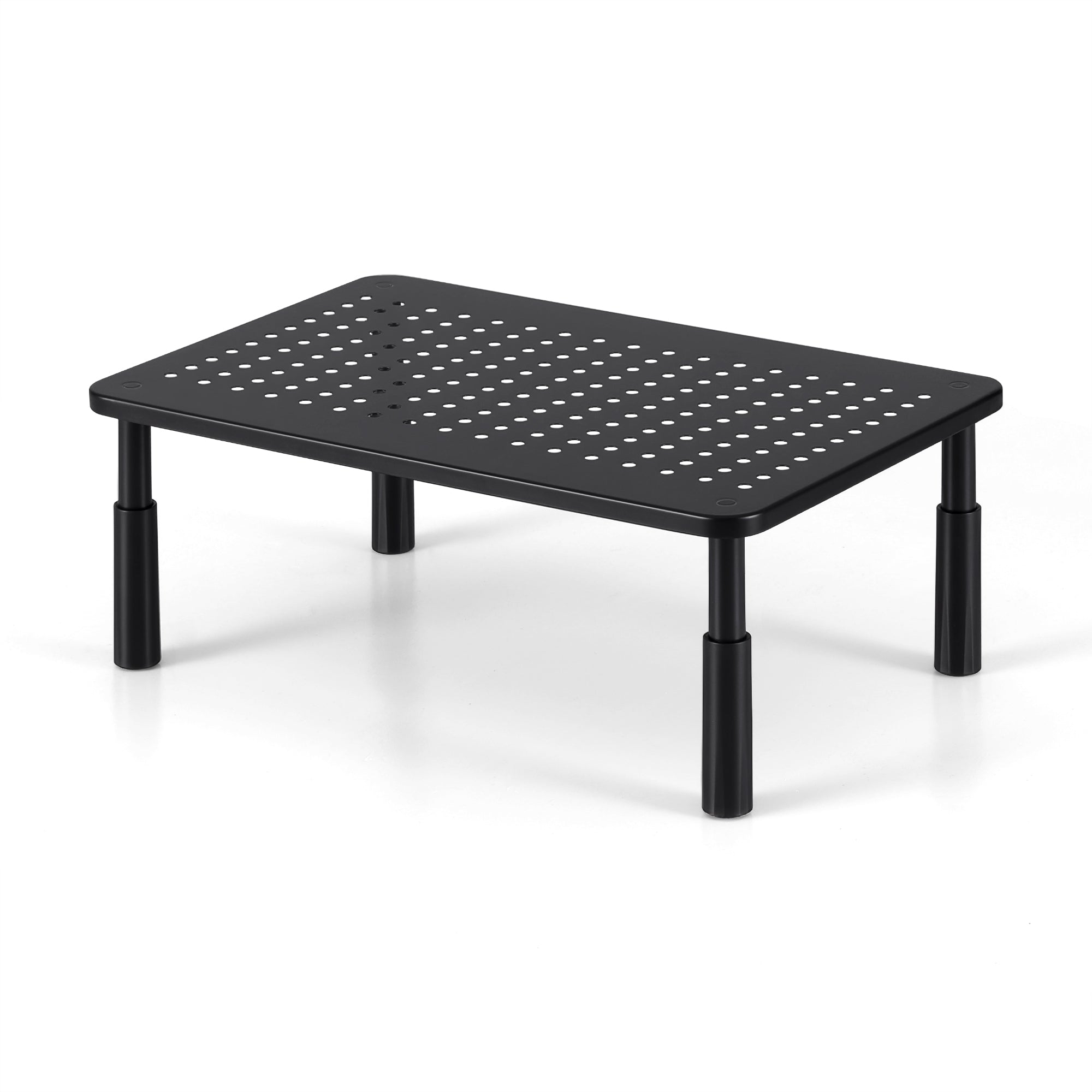 Monitor Stand Adjustable Riser For Computer Monitor And Laptop 3 Height Desk Organizer Black - Electronics > Computers & Tablets > Desktops & Accessories - Rivercity House & Home Co. (ABN 18 642 972 209) - Affordable Modern Furniture Australia