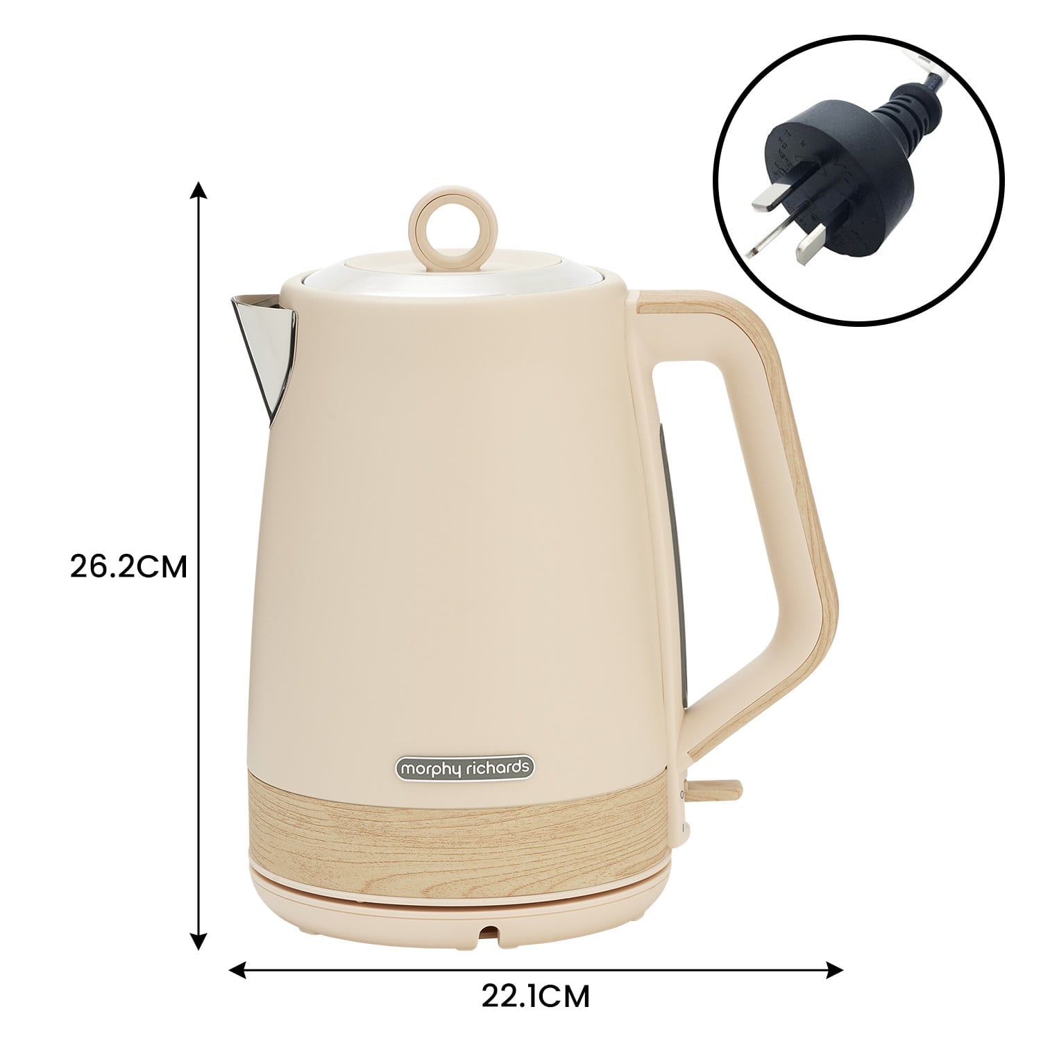 Morphy Richards 1.7L Electric Kettle Essence Scandi Swivel Base Boil - Dry Protection - Appliances > Kitchen Appliances > Kettles - Rivercity House & Home Co. (ABN 18 642 972 209) - Affordable Modern Furniture Australia