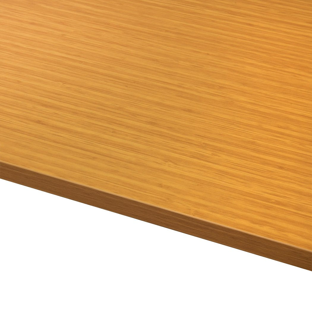 Motorised Adjustable Desktop 140x70cm with Pre - Drilled Holes - Natural Black - Rivercity House & Home Co. (ABN 18 642 972 209) - Affordable Modern Furniture Australia