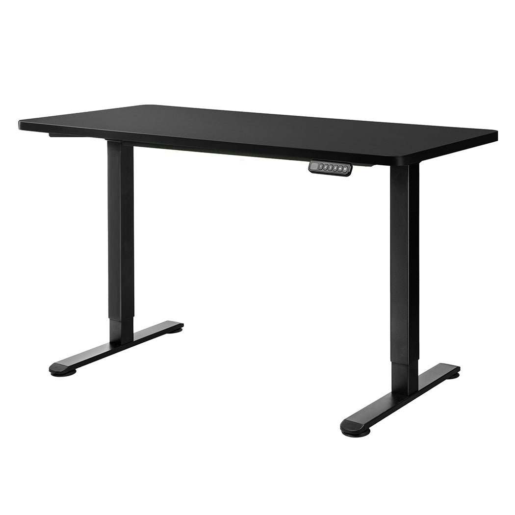 Motorised Adjustable Standing Desk 120cm with Frame - Black - Rivercity House & Home Co. (ABN 18 642 972 209) - Affordable Modern Furniture Australia