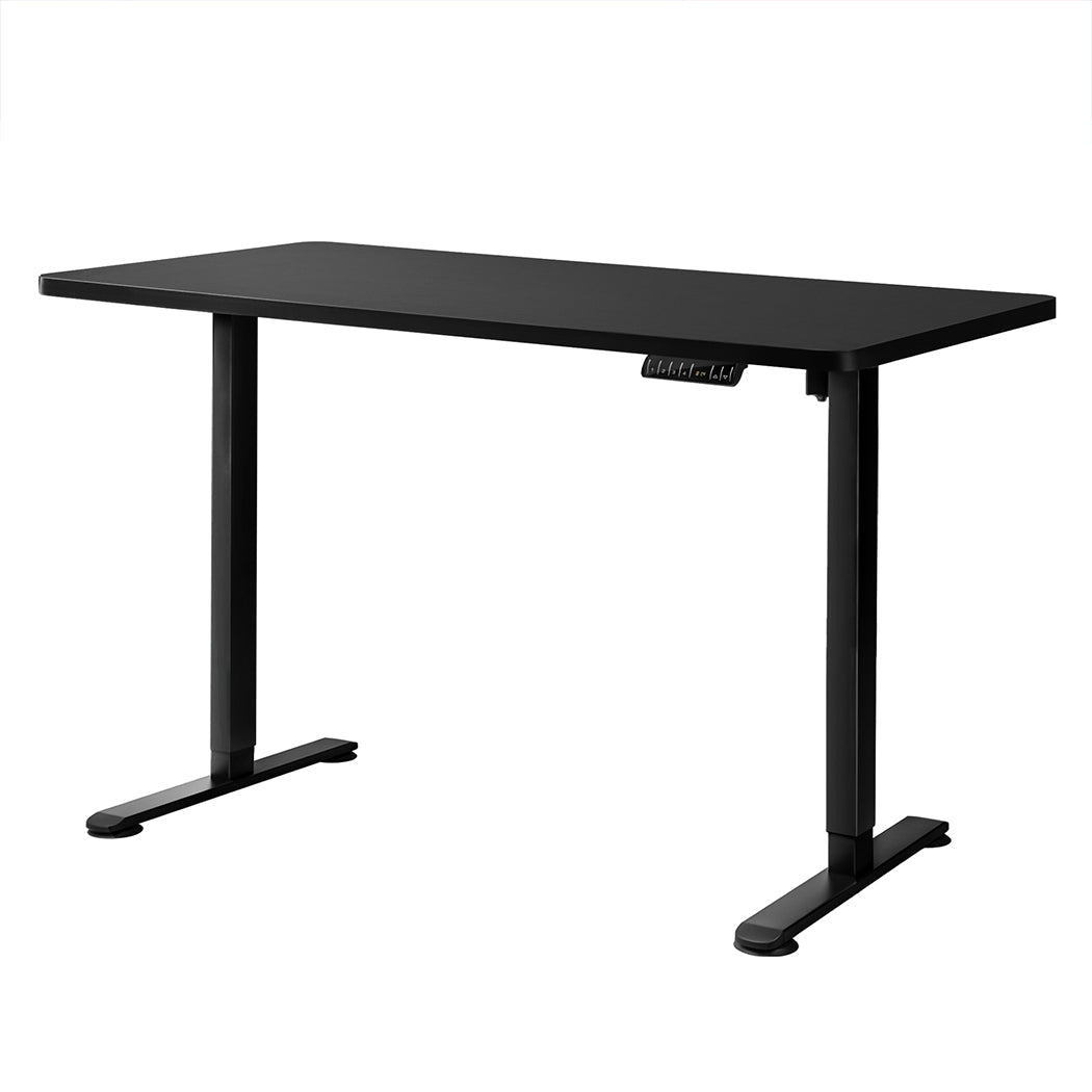 Motorised Adjustable Standing Desk 140cm with Frame and Desktop - Black - Rivercity House & Home Co. (ABN 18 642 972 209) - Affordable Modern Furniture Australia