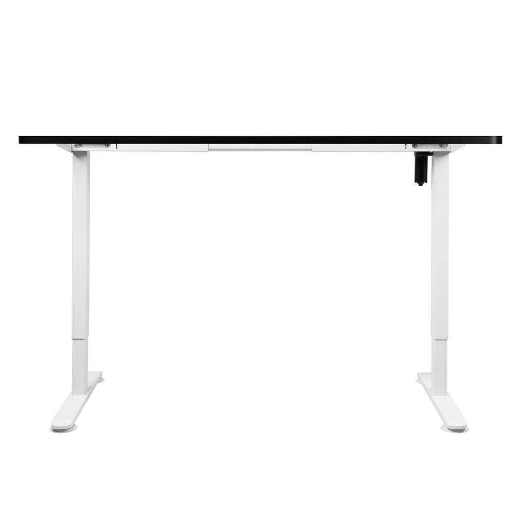 Motorised Adjustable Standing Desk 140cm with Frame and Desktop - Black - Rivercity House & Home Co. (ABN 18 642 972 209) - Affordable Modern Furniture Australia