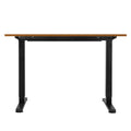 Motorised Adjustable Standing Desk 140cm with Natural Top - Black Frame