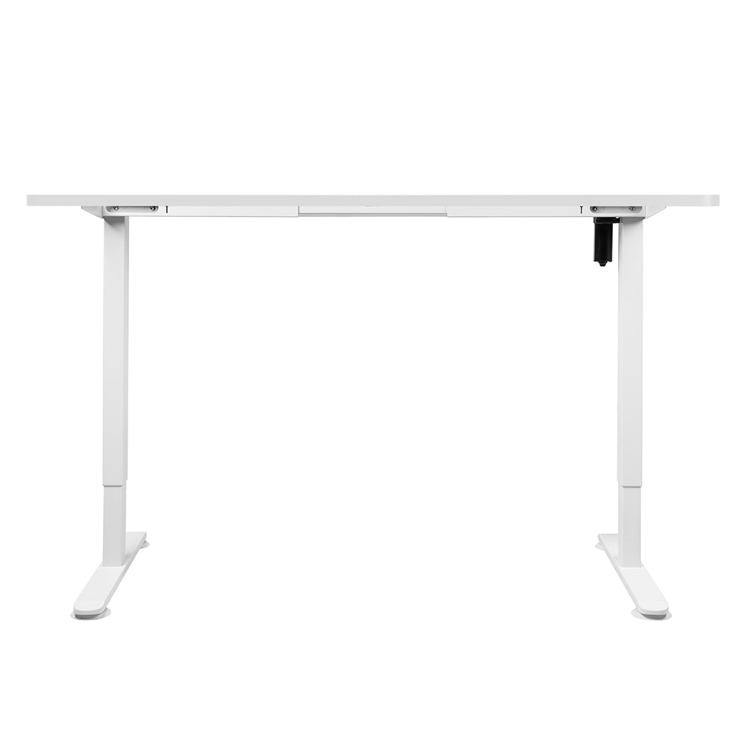Motorised Height Adjustable Standing Desk 120cm with Frame 800x White - Rivercity House & Home Co. (ABN 18 642 972 209) - Affordable Modern Furniture Australia