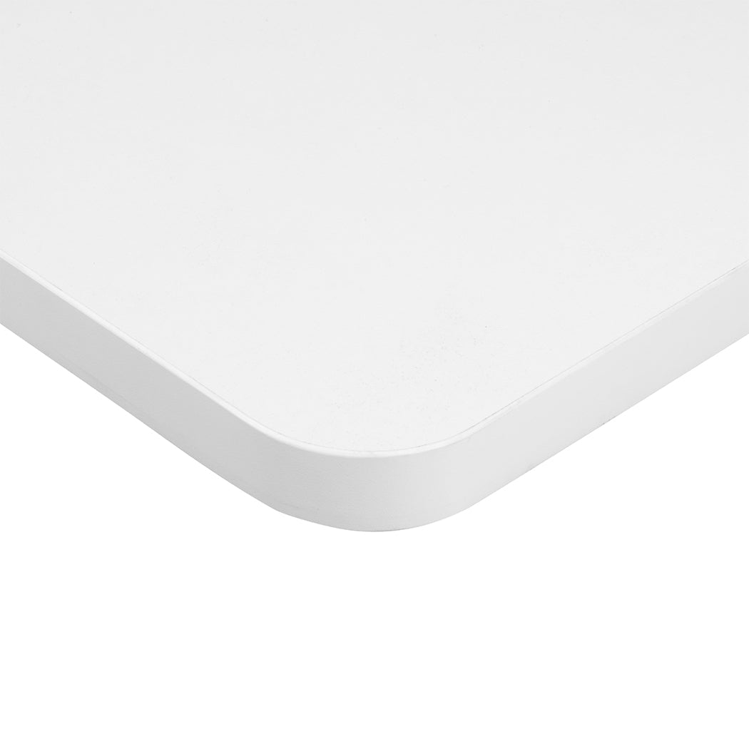 Motorised Height Adjustable Standing Desk 120cm x 80cm - White - Rivercity House & Home Co. (ABN 18 642 972 209) - Affordable Modern Furniture Australia