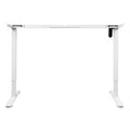 Motorised Height Adjustable Standing Desk Frame 110-140cm - White