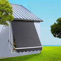 Motorised Pivot Arm Awning Window Sun Shade 1.8x2.1m - Grey