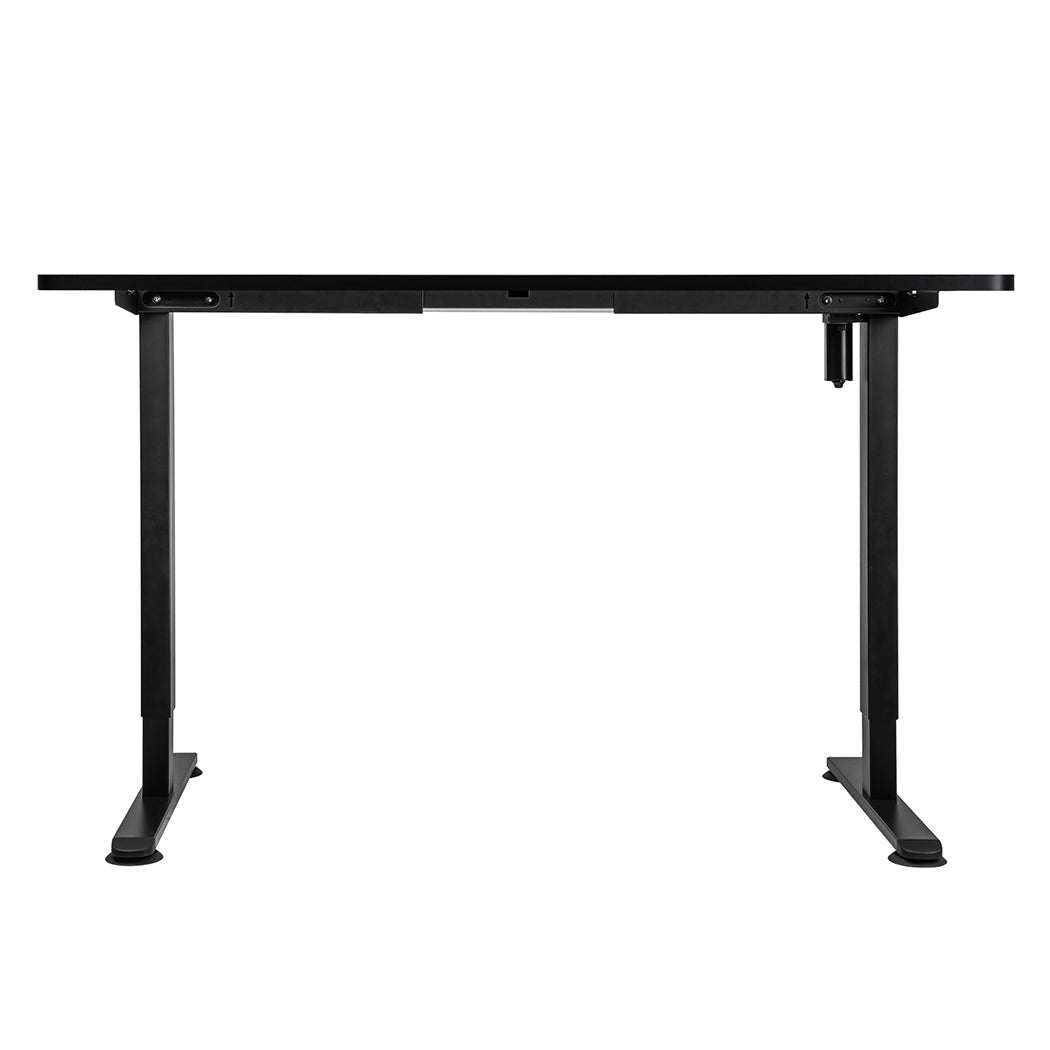 Motorised Standing Desk 120cm Height Adjustable Frame with Desktop - Black - Rivercity House & Home Co. (ABN 18 642 972 209) - Affordable Modern Furniture Australia