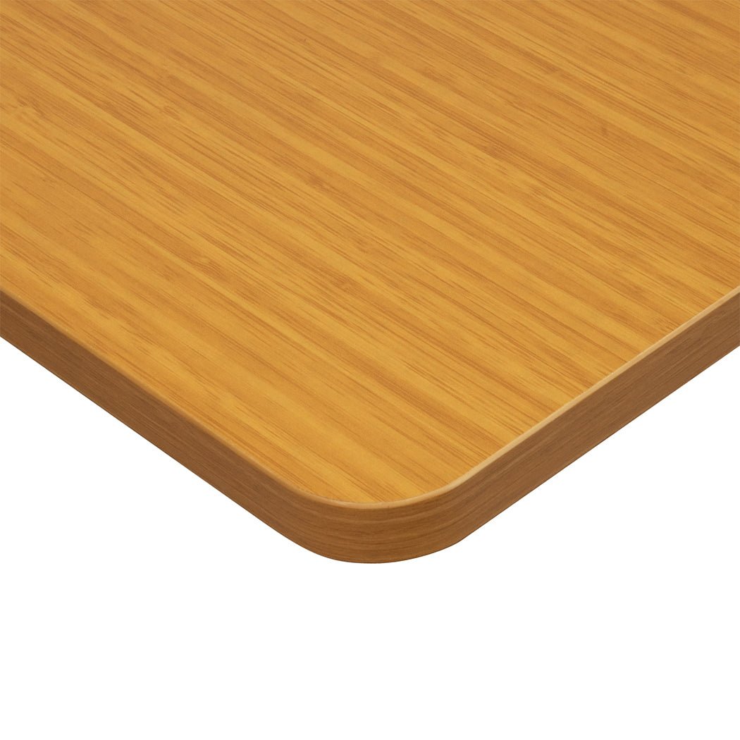 Motorised Standing Desk 120cm Height Adjustable with Natural Top - Natural - Rivercity House & Home Co. (ABN 18 642 972 209) - Affordable Modern Furniture Australia
