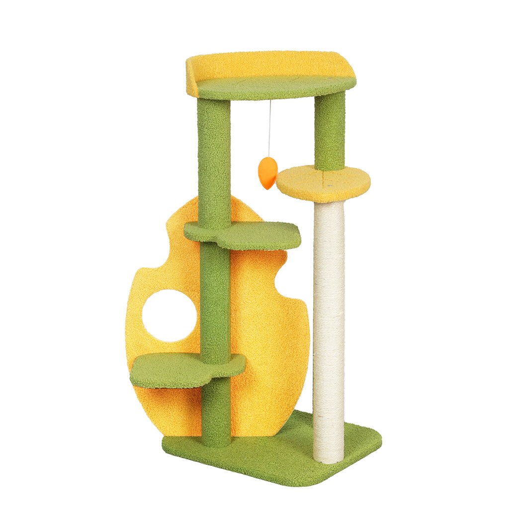 Multi - Level Cat Tree Kitten Furniture Condo with Scratching Posts - Green - Rivercity House & Home Co. (ABN 18 642 972 209) - Affordable Modern Furniture Australia
