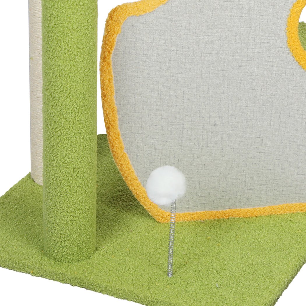 Multi - Level Cat Tree Kitten Furniture Condo with Scratching Posts - Green - Rivercity House & Home Co. (ABN 18 642 972 209) - Affordable Modern Furniture Australia