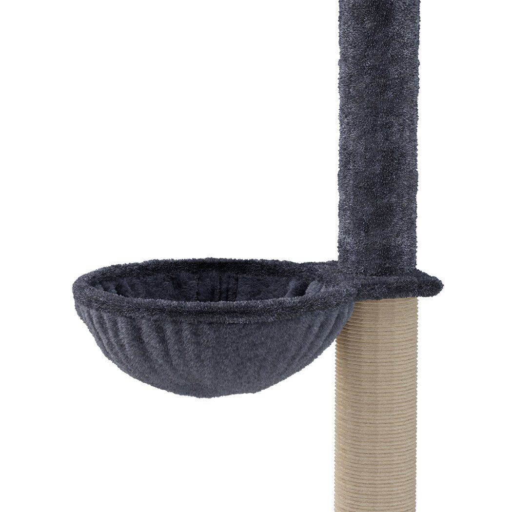 Multi - Level Cat Tree with Scratching Posts, Hammock & Condo - Grey - Rivercity House & Home Co. (ABN 18 642 972 209) - Affordable Modern Furniture Australia