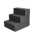 Multi-Step Adjustable Dog Ramp for 9KG Pets - Grey