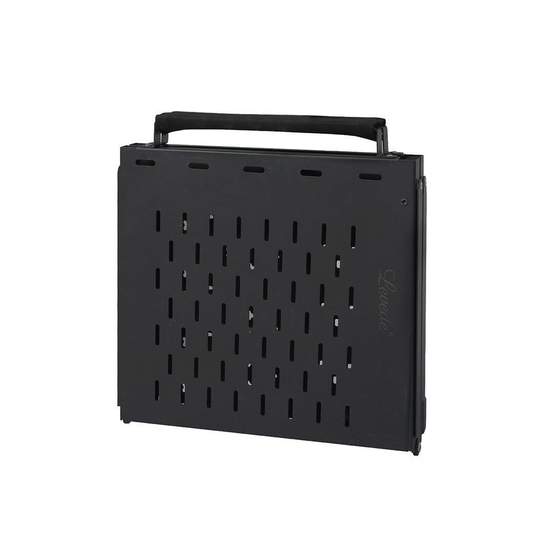 Multifunctional Large Folding Desktop Table with BBQ Grill - Black - Rivercity House & Home Co. (ABN 18 642 972 209) - Affordable Modern Furniture Australia