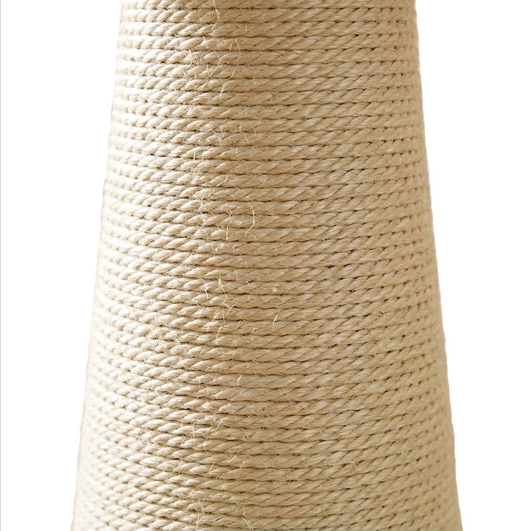 Mushroom Cat Scratching Post with Sisal Rope and Plush Ball - Red White Green - Rivercity House & Home Co. (ABN 18 642 972 209) - Affordable Modern Furniture Australia