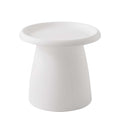 Mushroom Style Round Coffee Table 52CM - White