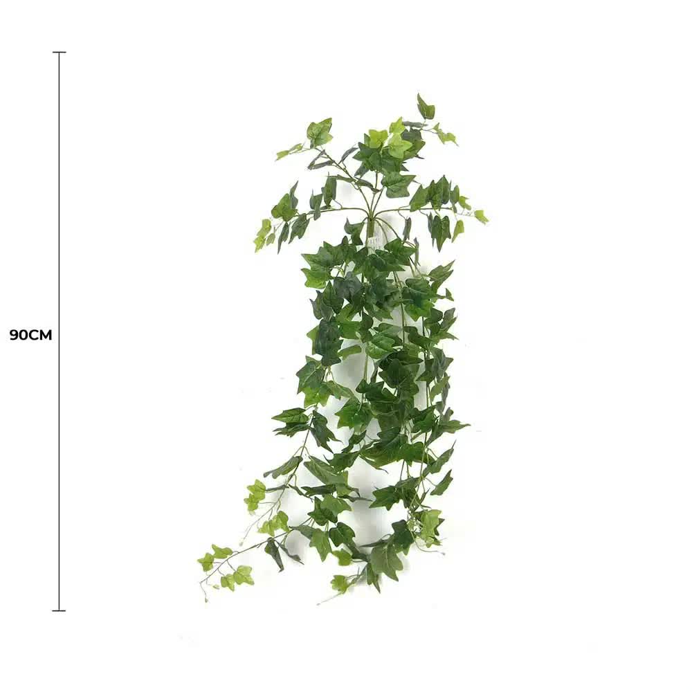 Nearly Natural Artificial Hanging Ivy Bush 90cm - Natural Green - Home & Garden > Artificial Plants > Artificial Hanging Plants - Rivercity House & Home Co. (ABN 18 642 972 209) - Affordable Modern Furniture Australia