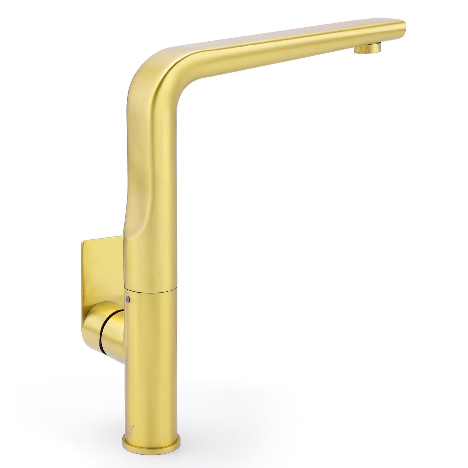 NEW ARRIVAL WELS Brushed Gold Round Kitchen Mixer Sink Tap Laundry Faucet Spout - Furniture > Bathroom > Shower Heads & Screens - Rivercity House & Home Co. (ABN 18 642 972 209) - Affordable Modern Furniture Australia