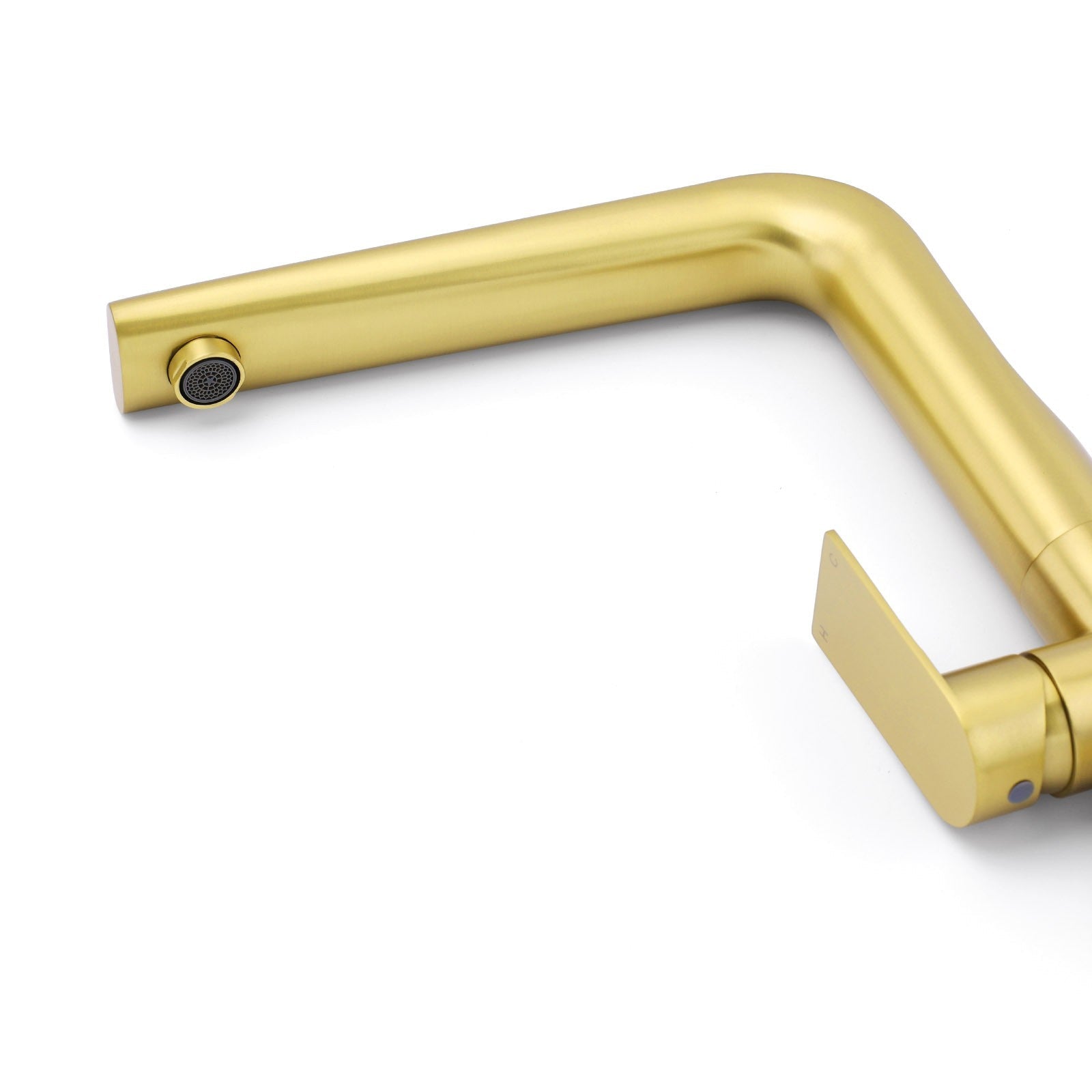 NEW ARRIVAL WELS Brushed Gold Round Kitchen Mixer Sink Tap Laundry Faucet Spout - Furniture > Bathroom > Shower Heads & Screens - Rivercity House & Home Co. (ABN 18 642 972 209) - Affordable Modern Furniture Australia
