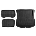 Tesla Model 3 Highland 2024 Boot, Rear Frunk Cargo Liner Mats - Black