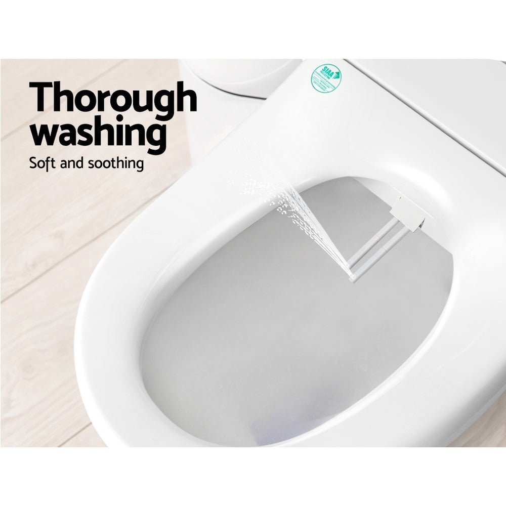 Non Electric Bidet Toilet Seat Cover Bathroom Spray Water Wash D Shape - Furniture > Bathroom > Bidets - Rivercity House & Home Co. (ABN 18 642 972 209) - Affordable Modern Furniture Australia