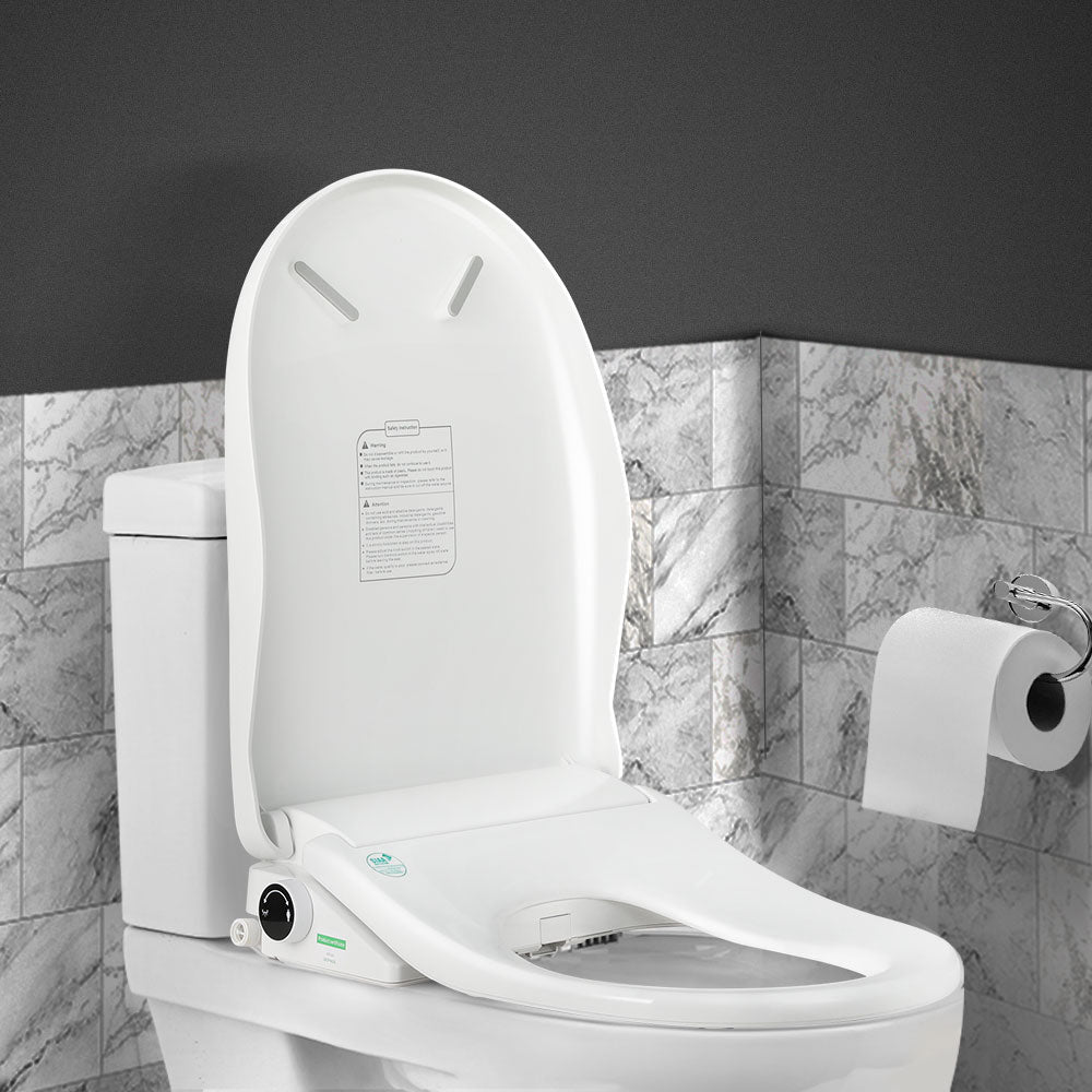 Non Electric Bidet Toilet Seat Cover Bathroom Spray Water Wash D Shape - Furniture > Bathroom > Bidets - Rivercity House & Home Co. (ABN 18 642 972 209) - Affordable Modern Furniture Australia