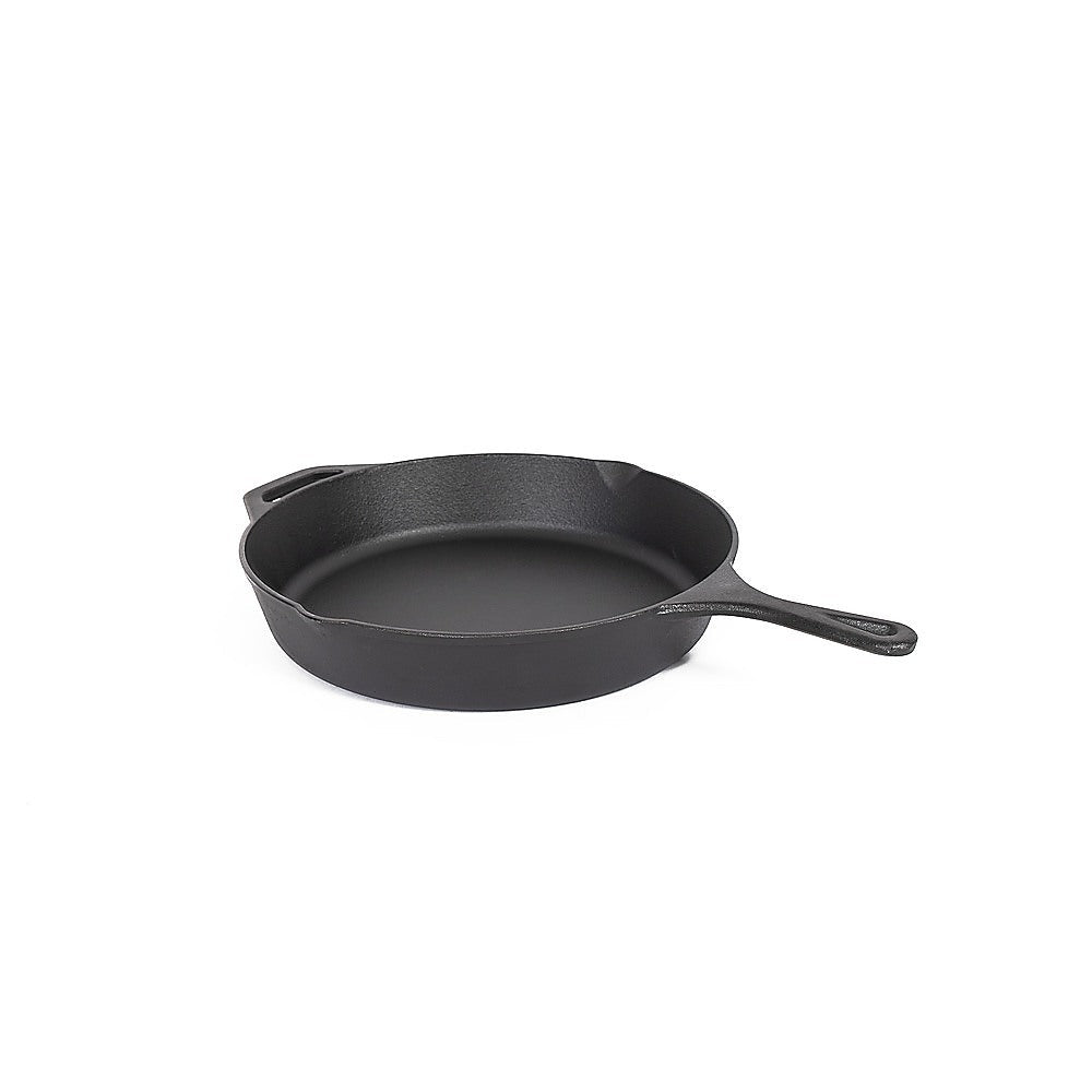 Non - stick Frying Pan Cast Iron Steak Skillet Round BBQ Grill Cookware 30cm - Home & Garden > Kitchenware > Skillets & Frying Pans - Rivercity House & Home Co. (ABN 18 642 972 209) - Affordable Modern Furniture Australia