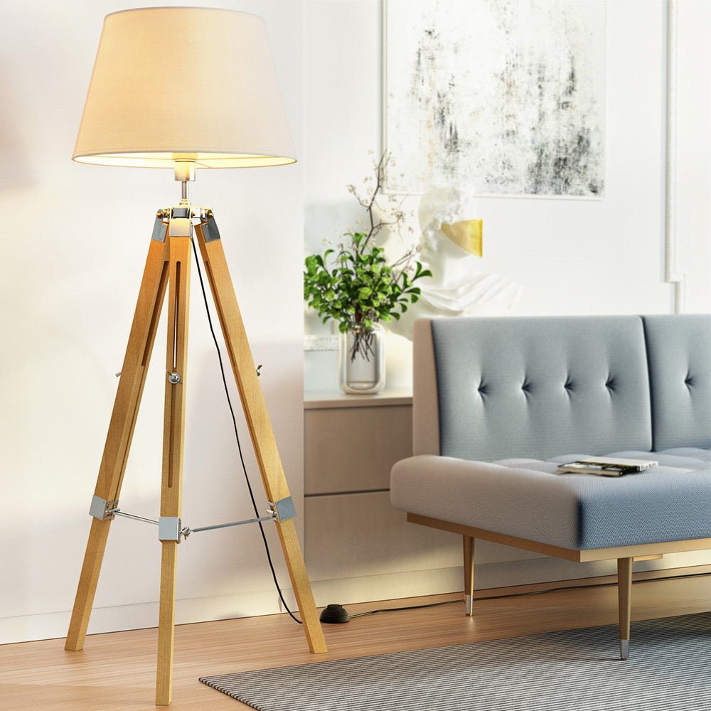 Nordic Inspired Tripod Floor Lamp - Furniture > Bedroom - Rivercity House & Home Co. (ABN 18 642 972 209) - Affordable Modern Furniture Australia