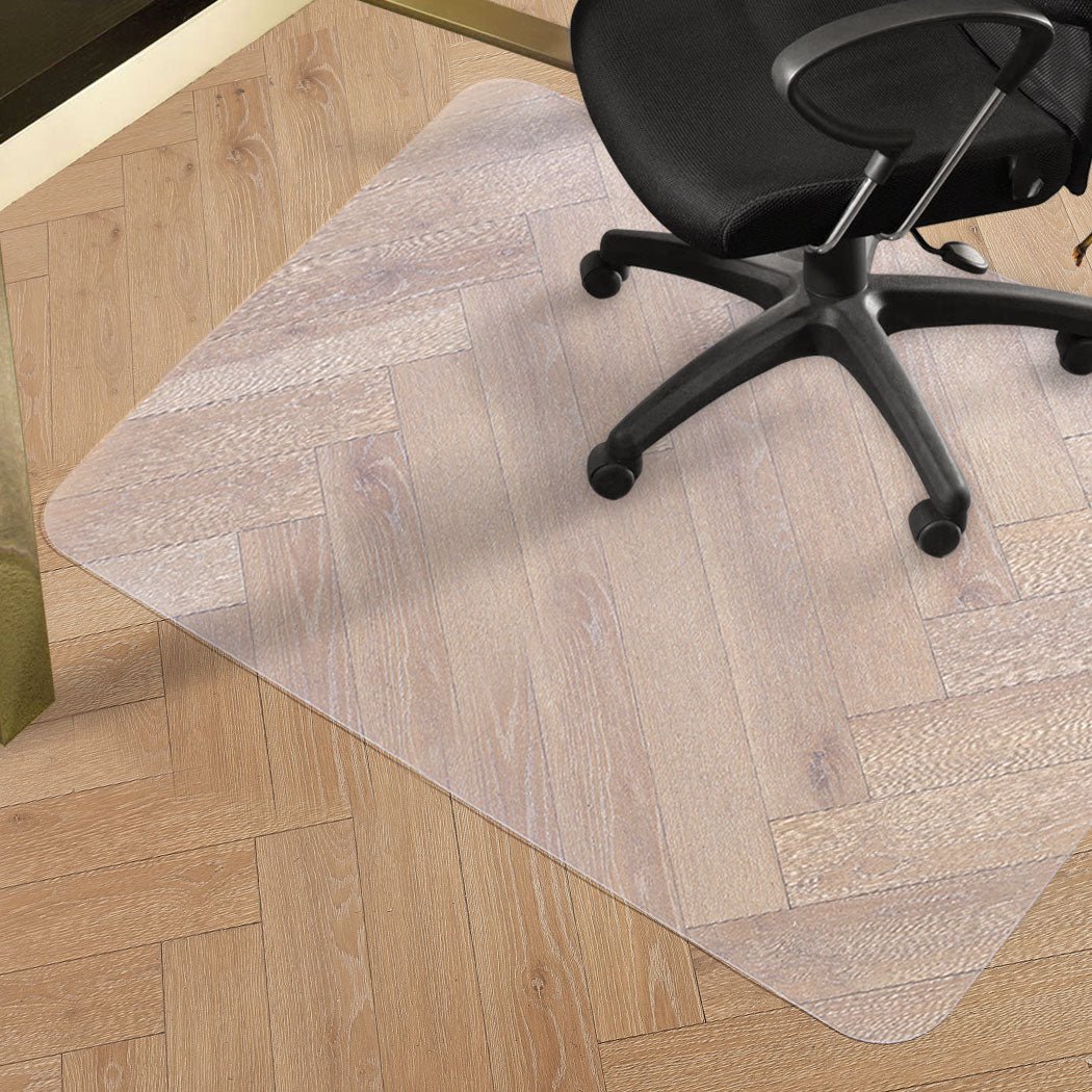 Office Chair Mat 120x90cm Floor Protector Carpet - Clear - Rivercity House & Home Co. (ABN 18 642 972 209) - Affordable Modern Furniture Australia