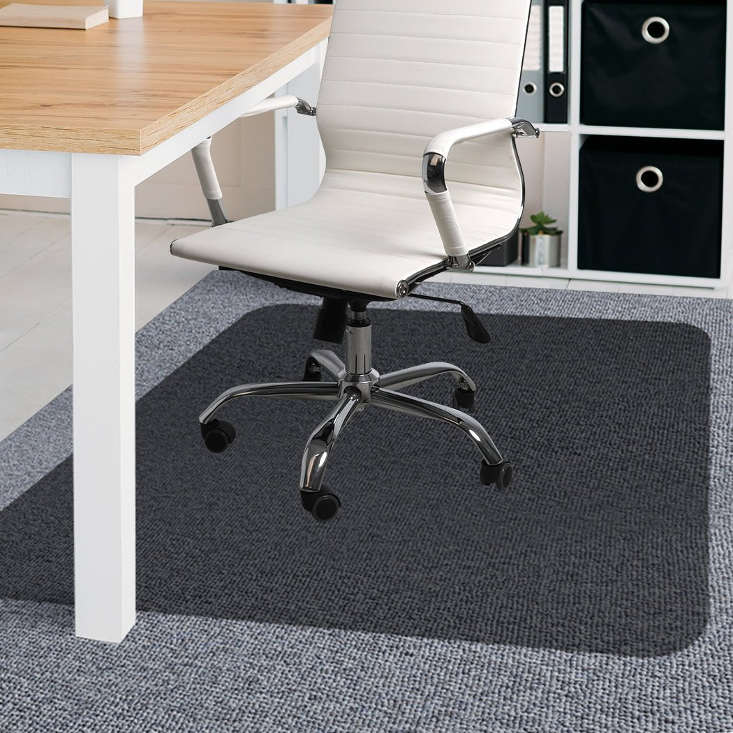 Office Chair Mat 120x90cm with Grippers for Carpet - Black - Rivercity House & Home Co. (ABN 18 642 972 209) - Affordable Modern Furniture Australia