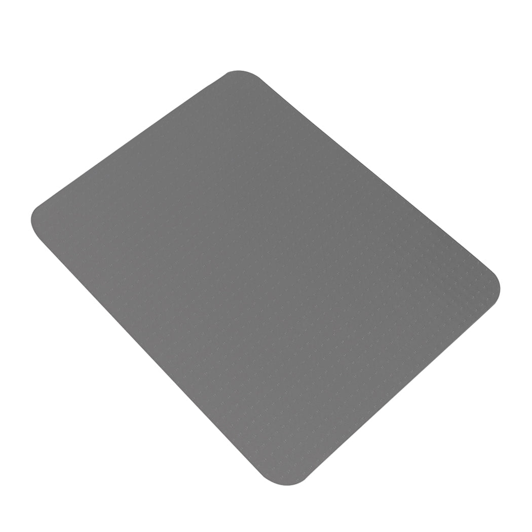 Office Chair Mat for Carpet 135x114cm with Grippers - Black - Rivercity House & Home Co. (ABN 18 642 972 209) - Affordable Modern Furniture Australia
