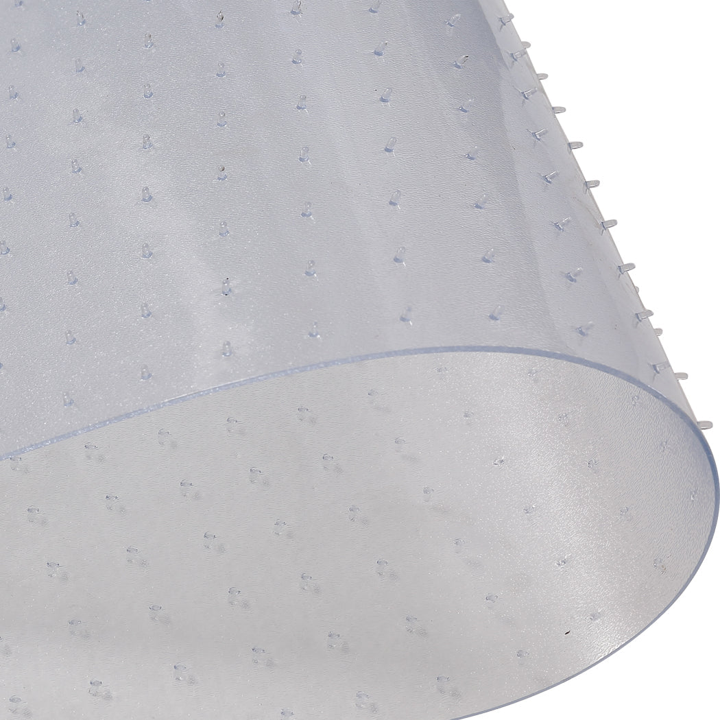 Office Chair Mat for Carpeted Floors 135x114cm - Clear - Rivercity House & Home Co. (ABN 18 642 972 209) - Affordable Modern Furniture Australia