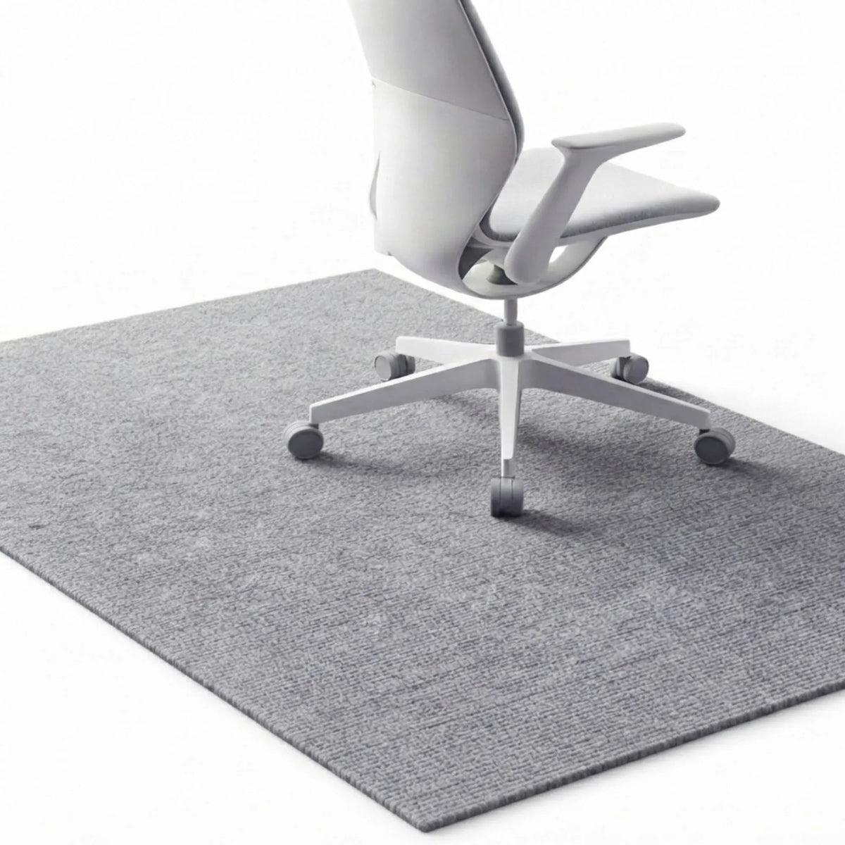 Office Chair Mat Hard Floor Protector 120x90 cm Anti-Slip - White - Home & Garden > Home Office Accessories > Desk Accessories - Rivercity House & Home Co. (ABN 18 642 972 209) - Affordable Modern Furniture Australia