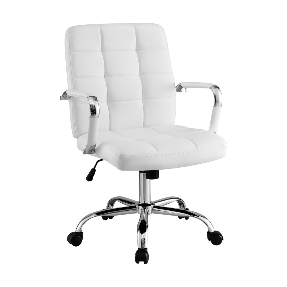 Office Chair Seat PU Work Computer Desk Chairs - Furniture > Office > Office & Desk Chairs - Rivercity House & Home Co. (ABN 18 642 972 209) - Affordable Modern Furniture Australia