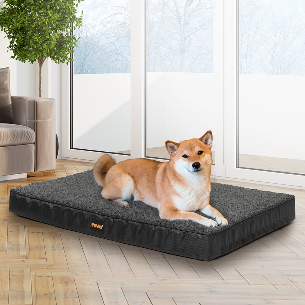 Orthopaedic Pet Dog Bed with Removable Cover - Grey - Rivercity House & Home Co. (ABN 18 642 972 209) - Affordable Modern Furniture Australia
