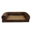Orthopaedic Pet Sofa Bed Medium - Brown