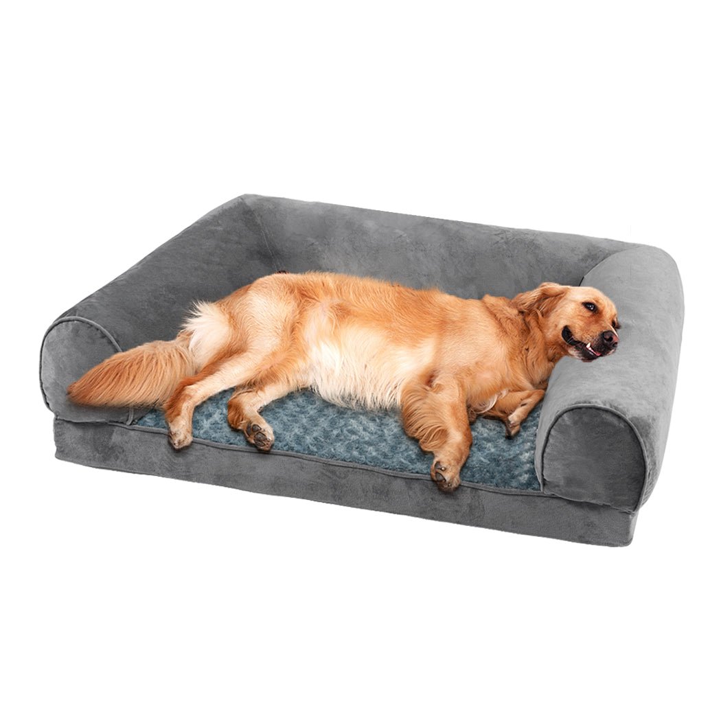 Orthopaedic XL Pet Bed Sofa Cover - Grey - Rivercity House & Home Co. (ABN 18 642 972 209) - Affordable Modern Furniture Australia