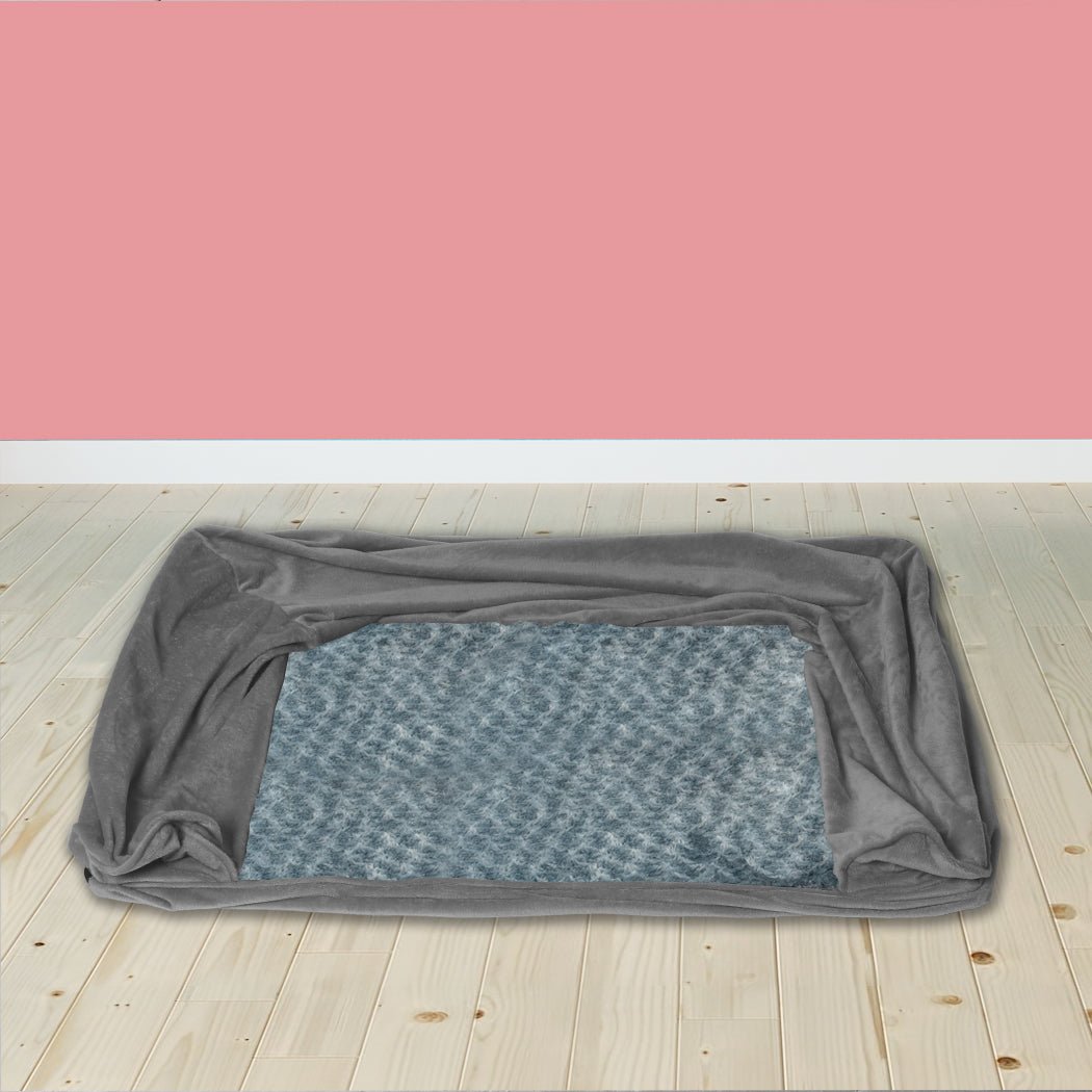 Orthopaedic XL Pet Bed Sofa Cover - Grey - Rivercity House & Home Co. (ABN 18 642 972 209) - Affordable Modern Furniture Australia