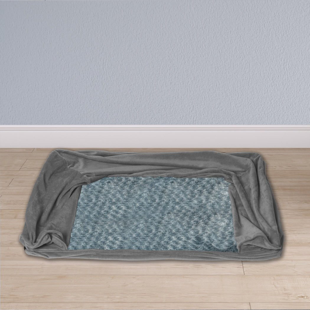 Orthopaedic XL Pet Bed Sofa Cover - Grey - Rivercity House & Home Co. (ABN 18 642 972 209) - Affordable Modern Furniture Australia