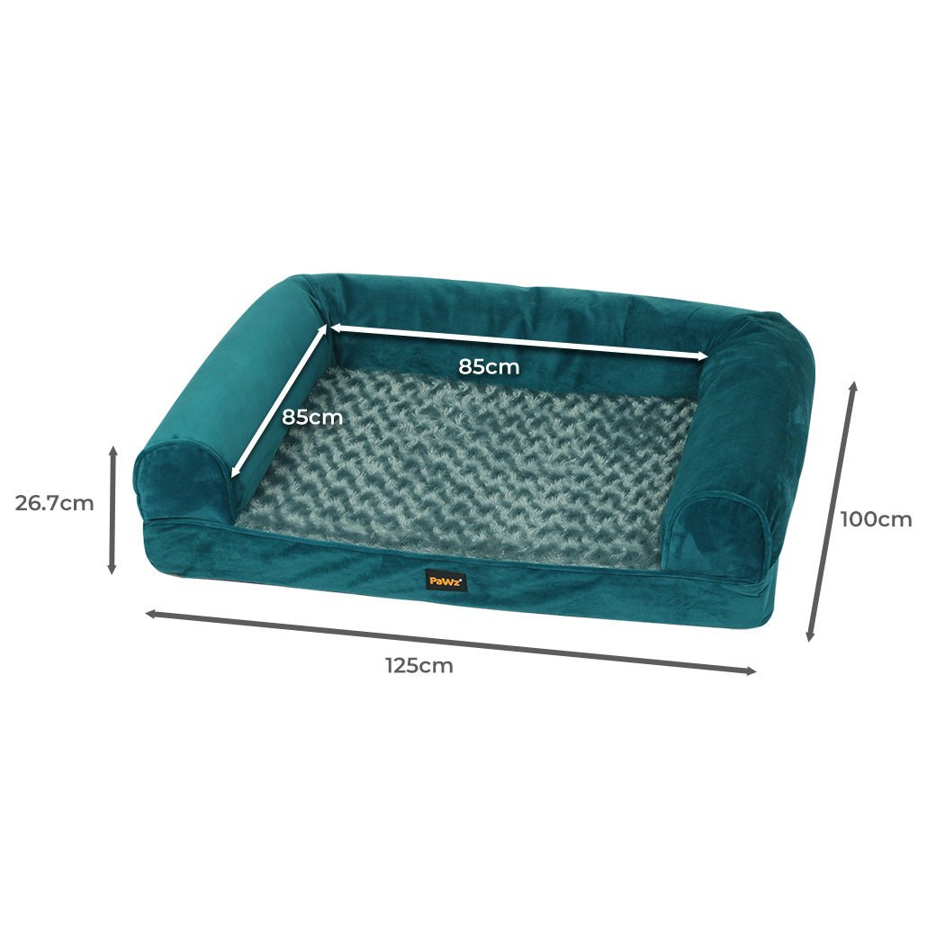 Orthopaedic XXL Dog Bed Sofa Soft Warm - Blue - Rivercity House & Home Co. (ABN 18 642 972 209) - Affordable Modern Furniture Australia