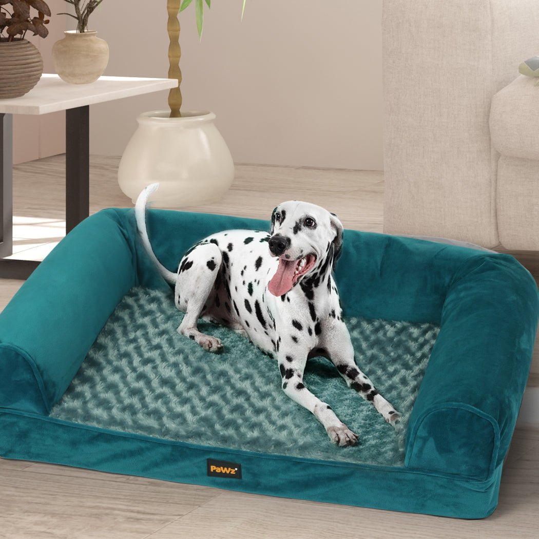 Orthopaedic XXL Dog Bed Sofa Soft Warm - Blue - Rivercity House & Home Co. (ABN 18 642 972 209) - Affordable Modern Furniture Australia