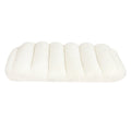 Orthopedic Dog Bed S Size with Sherpa Plush Removable Cover - White