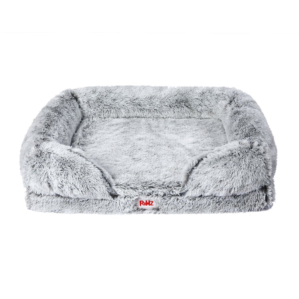 Orthopedic Large Dog Sofa Bed with Memory Foam Support - Grey - Rivercity House & Home Co. (ABN 18 642 972 209) - Affordable Modern Furniture Australia
