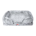 Orthopedic Medium Dog Sofa Bed with Memory Foam - Grey