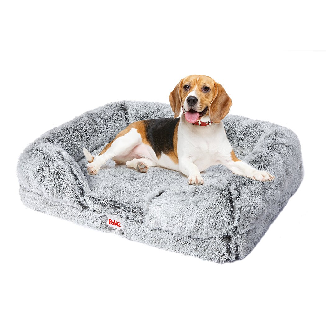 Orthopedic Medium Dog Sofa Bed with Memory Foam - Grey - Rivercity House & Home Co. (ABN 18 642 972 209) - Affordable Modern Furniture Australia