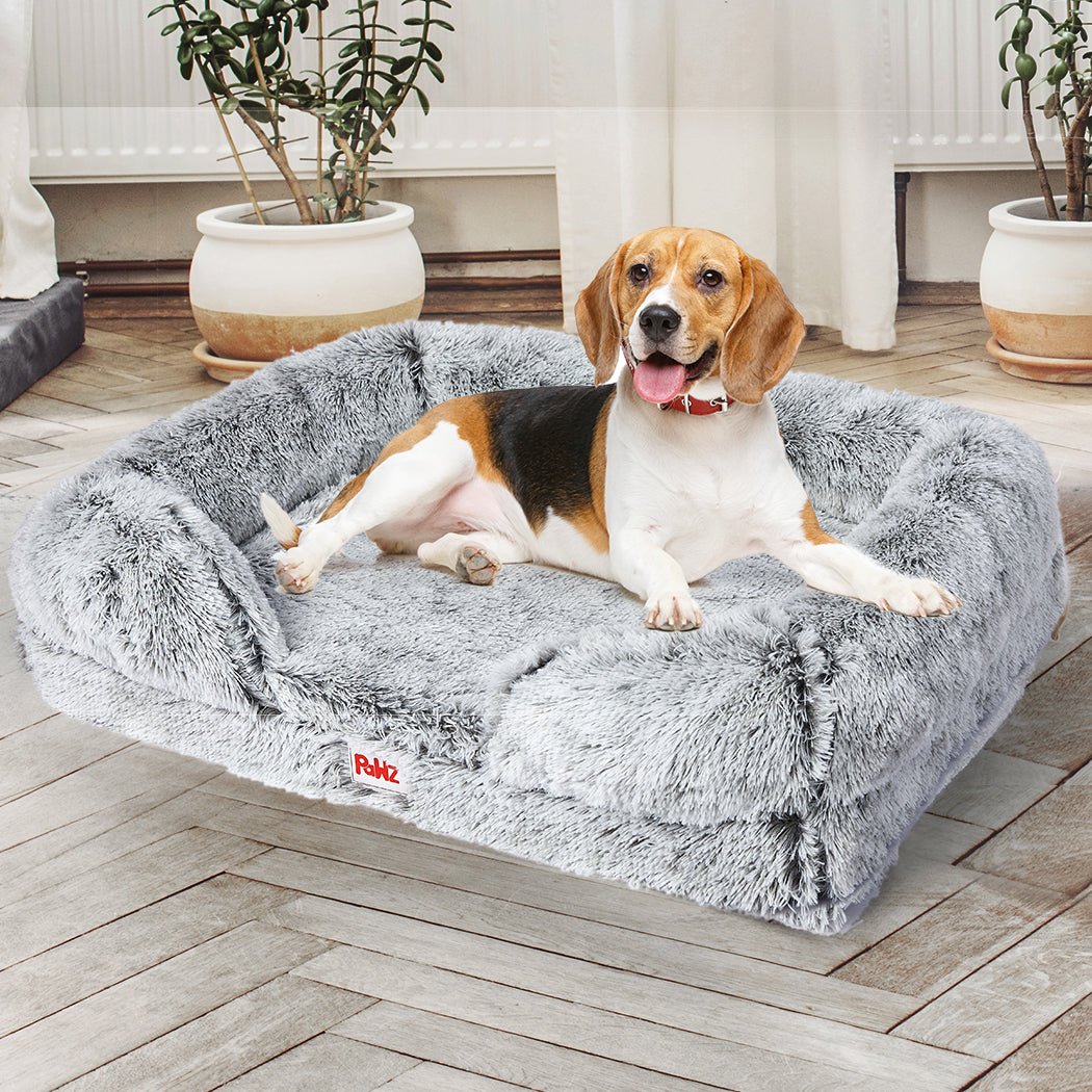 Orthopedic Medium Dog Sofa Bed with Memory Foam - Grey - Rivercity House & Home Co. (ABN 18 642 972 209) - Affordable Modern Furniture Australia