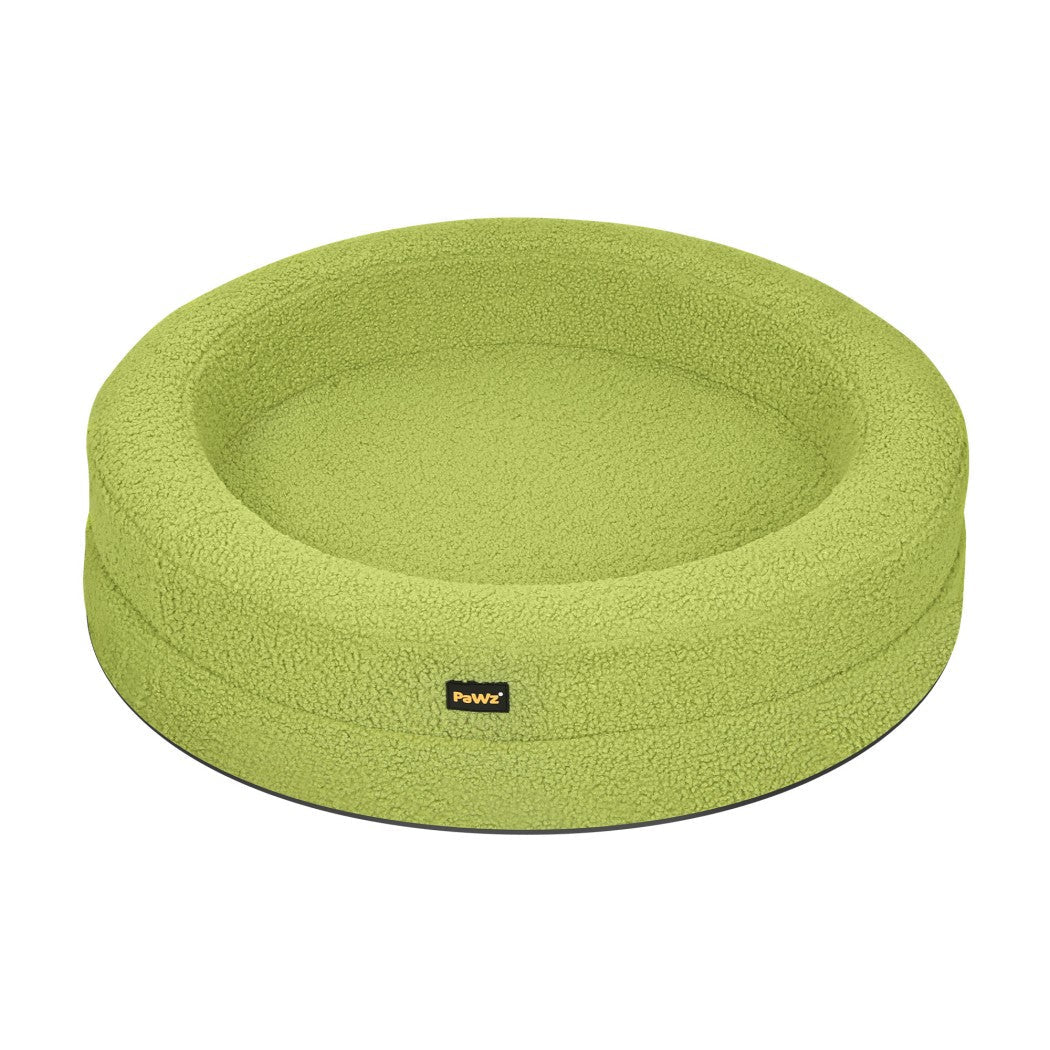 Orthopedic Memory Foam Calming Dog Bed with Bolstered Sides - Green - Rivercity House & Home Co. (ABN 18 642 972 209) - Affordable Modern Furniture Australia