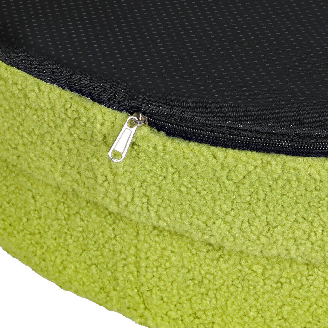 Orthopedic Memory Foam Calming Dog Bed with Bolstered Sides - Green - Rivercity House & Home Co. (ABN 18 642 972 209) - Affordable Modern Furniture Australia